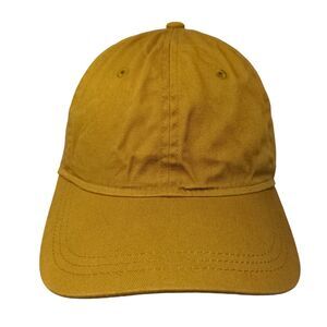 Universal Thread Slideback Hat Yellow One Size Adjustable 6 Panel Blank